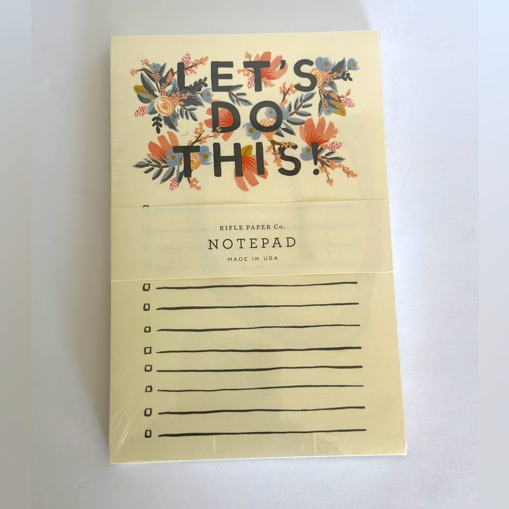 LET’S DO THIS - Rifle Paper Co. Notepad